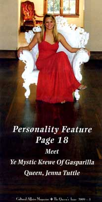 Gasparilla Queen Jenna Tuttle